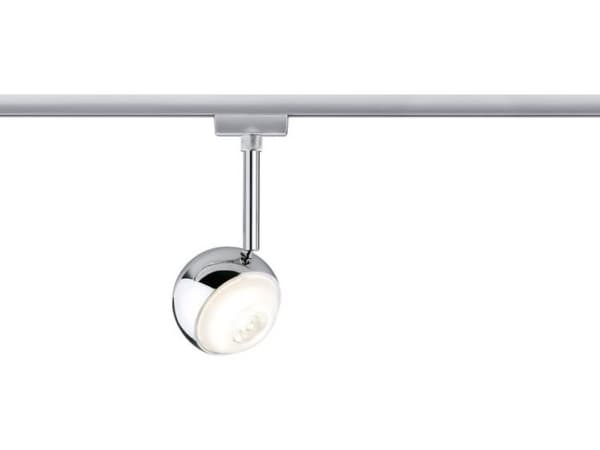 Paulmann 954.55, Skena för spotlight, 1 lampor, LED, 2700 K, 315 LM, Krom