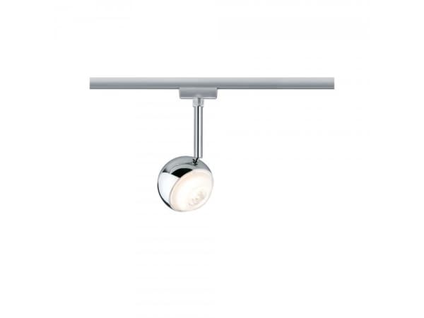 Paulmann 954.55, Skena för spotlight, 1 lampor, LED, 2700 K, 315 LM, Krom Krom