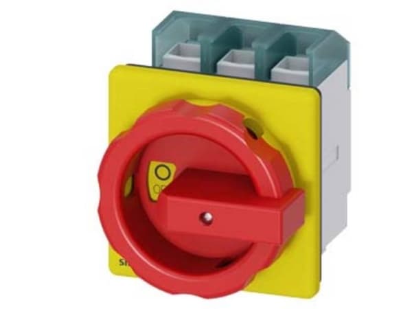 Siemens 3LD2804-0TK53, 3P, Röd, Gul, 690 V, 400 V, 6000 V, CSA, UL, VDE, EAC, CE, LRS