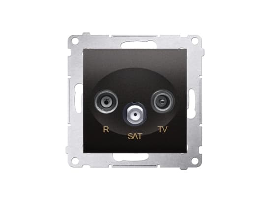 Kontakt-Simon DASK.01/48, Antracit, Plast, IP20, 75 mm, 41 mm, 75 mm Antracit