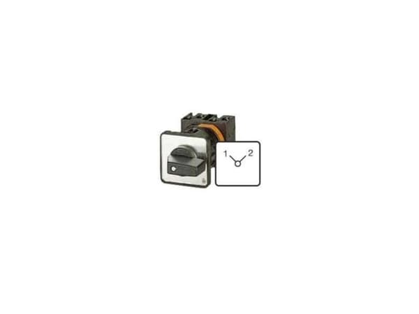 Eaton T0-3-8222/E, Vipukytkin, 3P, Langallinen, Muovi, Musta, Hopea, IP65