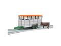 Miniatyrbilde 3 av 5: Bruder Livestock trailer with 1 cow toy