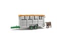 Miniatyrbilde 1 av 5: Bruder Livestock trailer with 1 cow toy