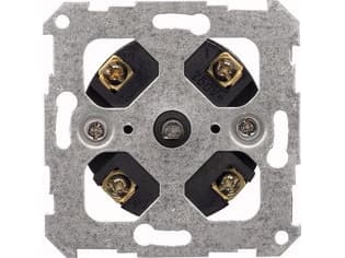 Merten 538000, Tidströmställare, 2P, Svart, Metallisk, 250 V, 16 A