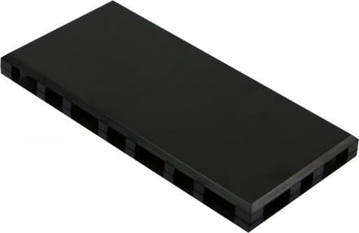 ALLNET Brick'R'knowledge muovinen lokero 4x2 musta ylä- ja alapuoli
