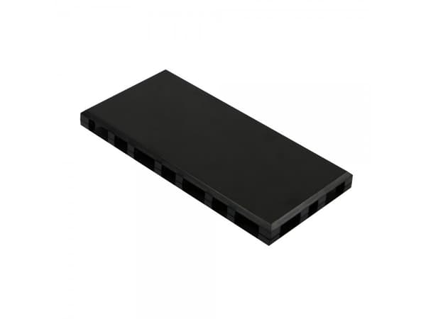 ALLNET Brick'R'knowledge muovinen lokero 4x2 musta ylä- ja alapuoli