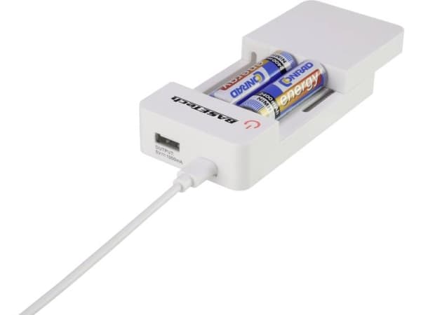 Basetech BTL-100 BT-1620652 Opladerstation Passende batteri Li-Ion, LiPo, NiMH, NiCd