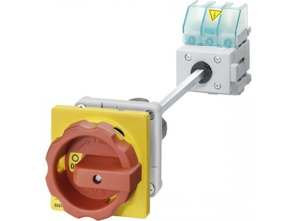Siemens 3LD2514-0TK53 strömbrytare 3P Röd, Gul