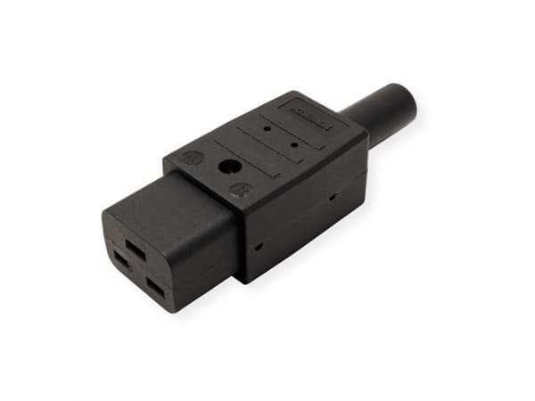 Bachmann - Elkontakt - IEC 60320 C19 - 250 V - 16 A - svart