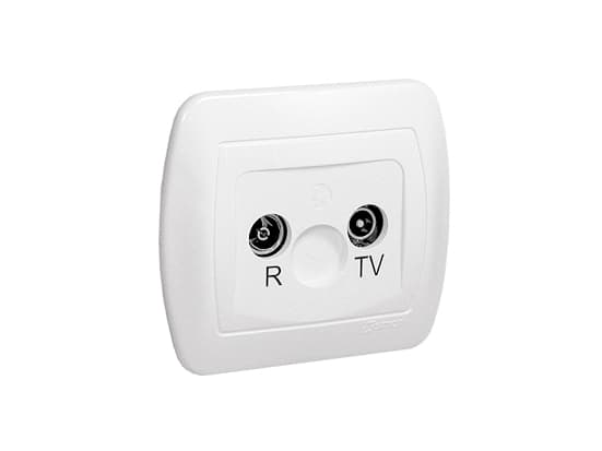 Kontakt-Simon AA10/11, Hvit, Plastikk, IP20, 90 mm, 36 mm, 80,5 mm Hvit