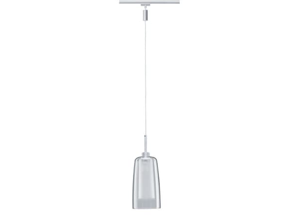 Paulmann 949.98, Skena för spotlight, GU10, 1 lampor, LED, 2700 K, Krom