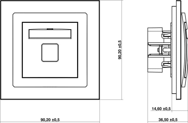 Karlik 27DGF-1, Typ F, IP20