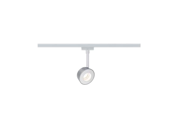 Paulmann 954.74, Skena för spotlight, 1 lampor, LED, 2700 K, 294 LM, Krom, Vit Krom, Vit