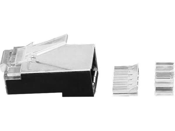 MicroConnect Modular Plug - Nätverkskontakt - RJ-45 (hane) - skärmad (paket om 50)