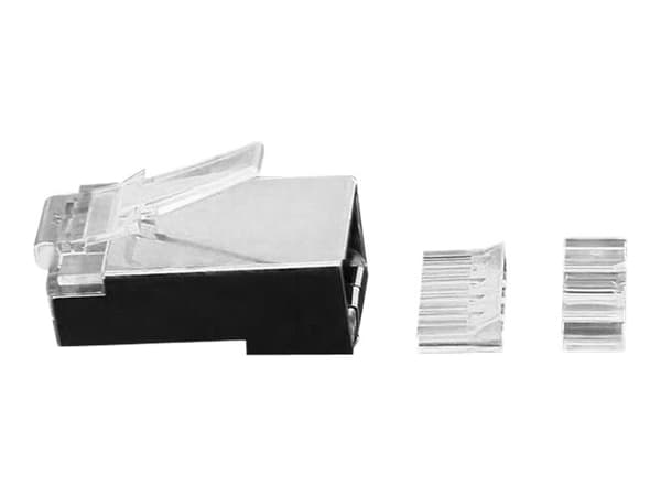 MicroConnect Modular Plug - Nätverkskontakt - RJ-45 (hane) - skärmad (paket om 50)