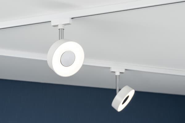 Paulmann 952.72, Spotlight på skinne, 1 ampuller, LED, 2700 K, 308 lm, Hvit