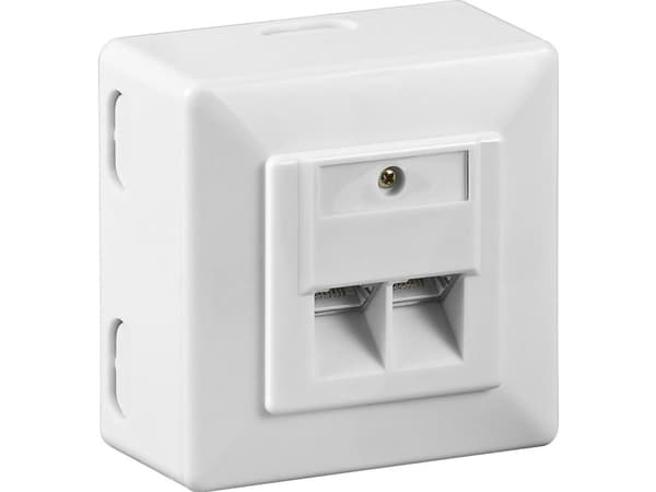 Goobay 68244, RJ-45, Vit, 125 V, 1,5 A, 0 - 70 ° C, 1 styck