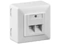 Miniatyrbild 1 av 5: Goobay 68244, RJ-45, Vit, 125 V, 1,5 A, 0 - 70 ° C, 1 styck