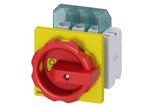 Siemens 3LD2203-1TP53, 3P, Punainen, Keltainen, 690 V, 400 V, 6000 V, CSA, UL, VDE, EAC, CE, LRS