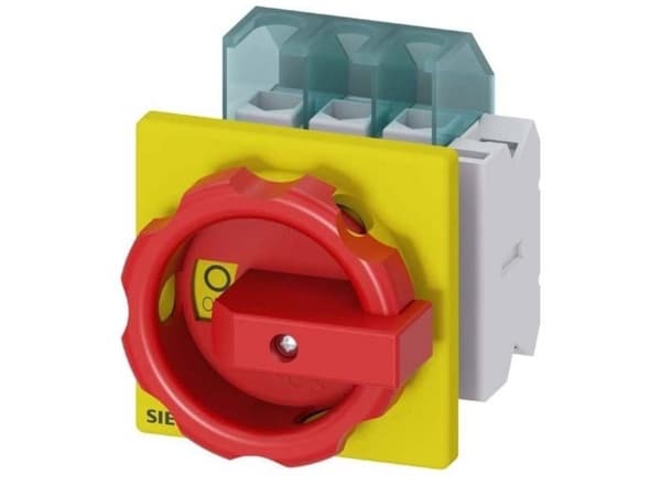 Siemens 3LD2203-1TP53, 3P, Punainen, Keltainen, 690 V, 400 V, 6000 V, CSA, UL, VDE, EAC, CE, LRS