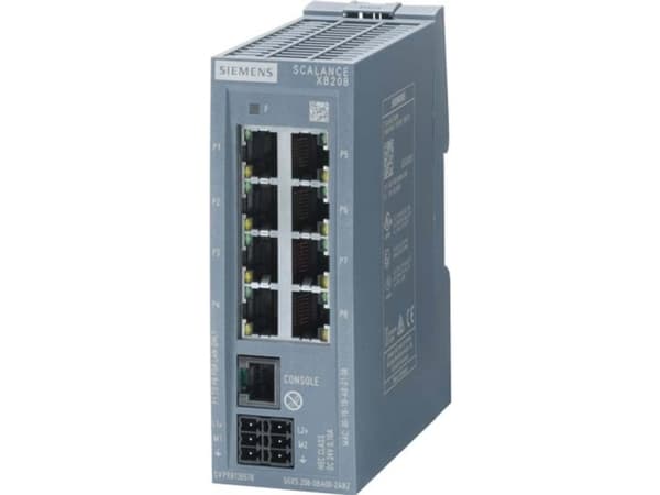 Siemens 6GK5208-0BA00-2TB2 Industrial Ethernet Switch 10 / 100 MBit/s