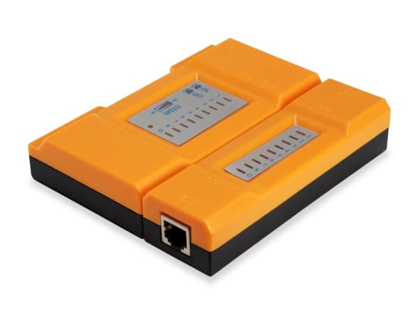 Equip 129967, RJ-11, RJ-12, RJ-45, Avskärmningstestning, Kortslutningstestning, Överföringstestning, Orange, RoHS, CE, 112 mm