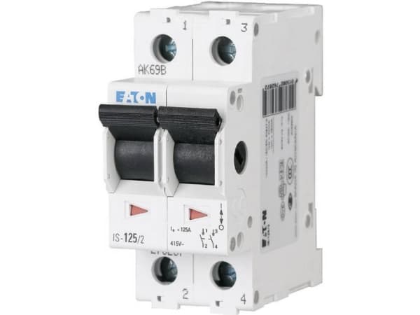 Eaton hovedbryter grå 2-polet 16 A 230 V 276255 (276255)