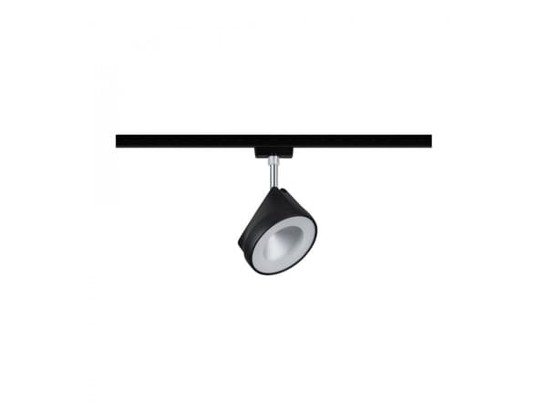 Paulmann Arena, Skena för spotlight, Glödlampan/-lamporna kan inte bytas ut, 3 lampor, LED, 4000 K, Svart, Krom