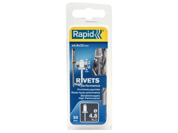 Rapid Blindnitte - Ø4,8 x 20 mm - 50 stk