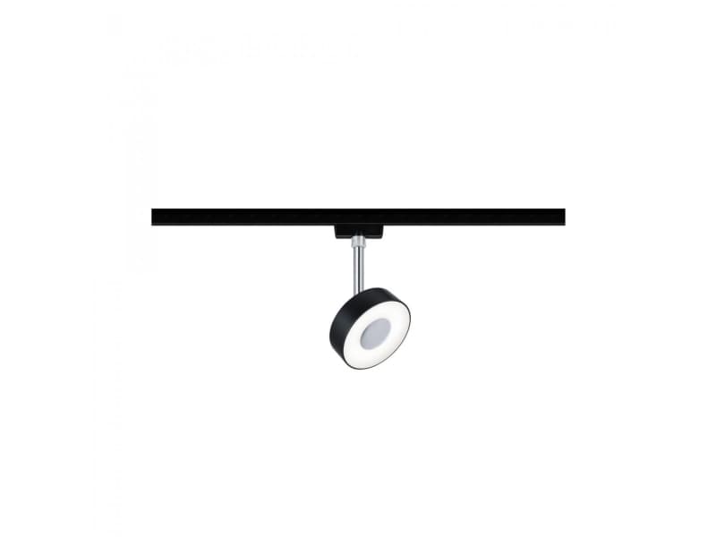 Paulmann Circle, Skena för spotlight, Glödlampan/-lamporna kan inte bytas ut, 3 lampor, LED, 4000 K, Svart, Krom