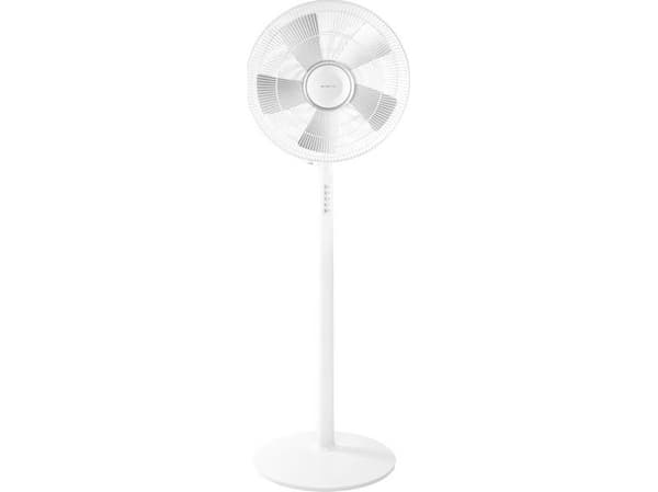 Emerio FN-114474, Kotitaloustuuletin lavoilla, Musta, Lattia, Painikkeet, AC, 55 W