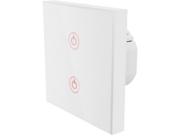 Hama WiFi Touch Wall Switch - Ljusreglage - trådlös - 2.4 Ghz - vit