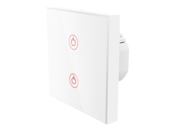 Hama WiFi Touch Wall Switch - Ljusreglage - trådlös - 2.4 Ghz - vit