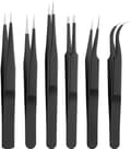 Miniatyrbilde 1 av 5: Goobay 41256, Rustfritt stål, Sort, Flat, Spiss, Bøyd, Rett, 6 stykker, Hengende boks
