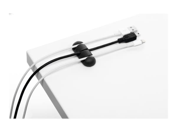 DURABLE CAVOLINE CLIP 3 - Kabelklämmor - grafit (paket om 2)