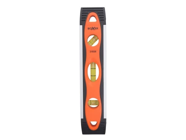 Boxer® torpedovaterpas med 3 libeller og magnet 225 mm
