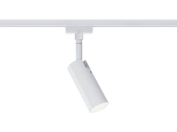 Paulmann 955.07, Skena för spotlight, 1 lampor, LED, 3000 K, 415 LM, Vit