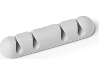 DURABLE CAVOLINE CLIP 4 - Kabelklämmor - grå (paket om 2)