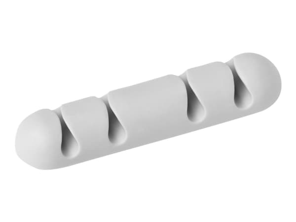DURABLE CAVOLINE CLIP 4 - Kabelklämmor - grå (paket om 2)