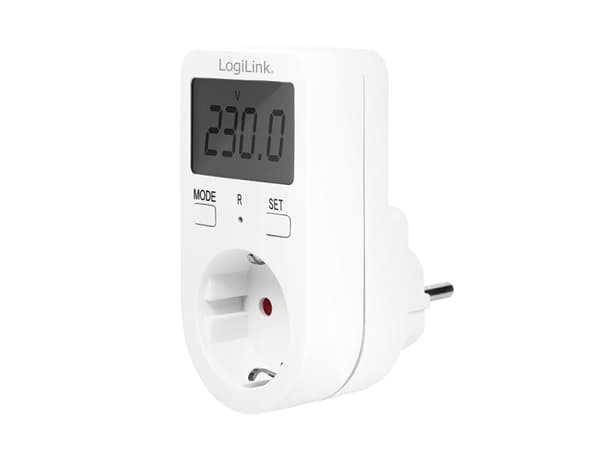 LogiLink EM0002A, Strøm, 16 A, 3680 W, 51 mm, 96 mm, 72 mm