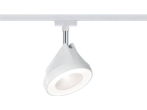 Paulmann 954.47, Skena för spotlight, 1 lampor, LED, 2700 K, 1180 LM, Krom, Vit
