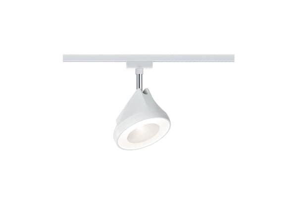 Paulmann 954.47, Skena för spotlight, 1 lampor, LED, 2700 K, 1180 LM, Krom, Vit