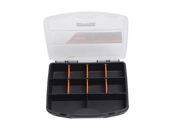 Boxer® sorteringslåda med 8 fack 19 x 15 x 4 cm.