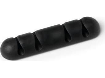 Durable Cavoline Clip 4, Kaapelinpidike, Vastaanotto, Muovi, Musta