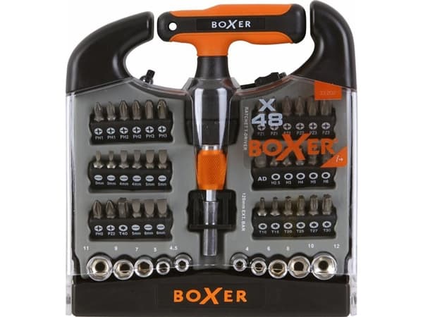 Boxer® toppe- og bitssæt 48 dele