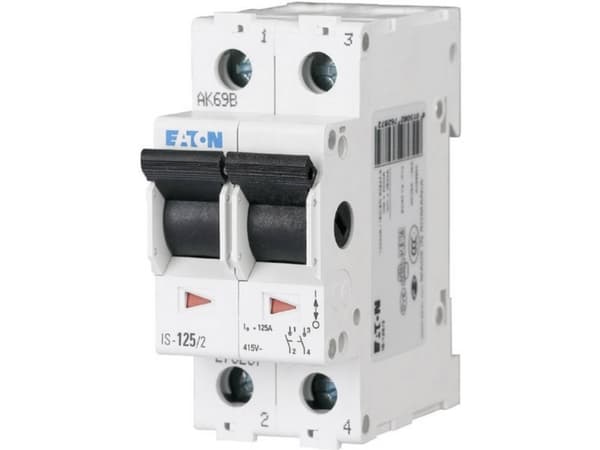 Huvudströmbrytare 2-polig 25 A 2 NO-kontakter 2 NO-kontakter 240 V/AC 276263 (276263)