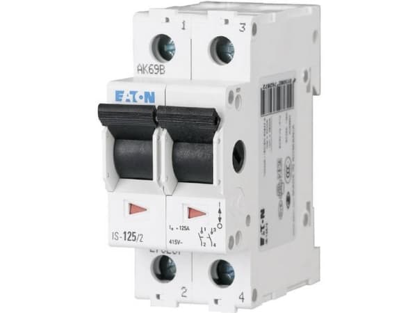 Huvudströmbrytare 2-polig 25 A 2 NO-kontakter 2 NO-kontakter 240 V/AC 276263 (276263)