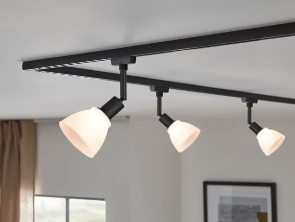 Paulmann DecoSystems, Skena för spotlight, E14, 1 lampor, Svart