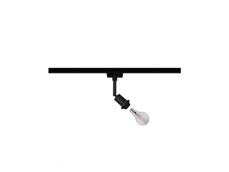 Paulmann DecoSystems, Skena för spotlight, E14, 1 lampor, Svart