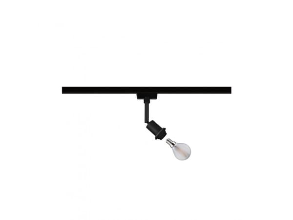 Paulmann DecoSystems, Skena för spotlight, E14, 1 lampor, Svart Svart